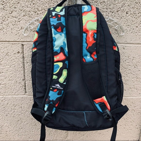 High Sierra Multi Color‎ Camouflage Backpack - Picture 7 of 10